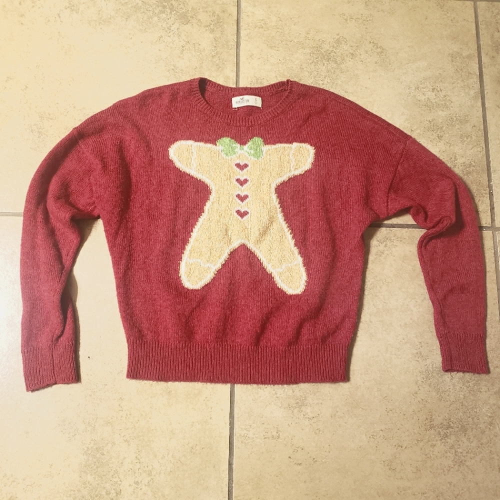 Ugly Christmas Gingerbreadman Sweater Small
